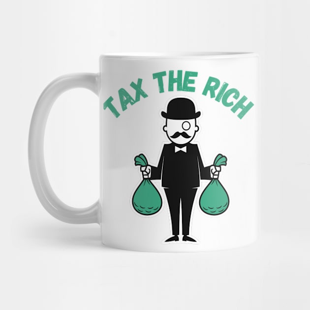 tax the rich t-shirt by teecrafts